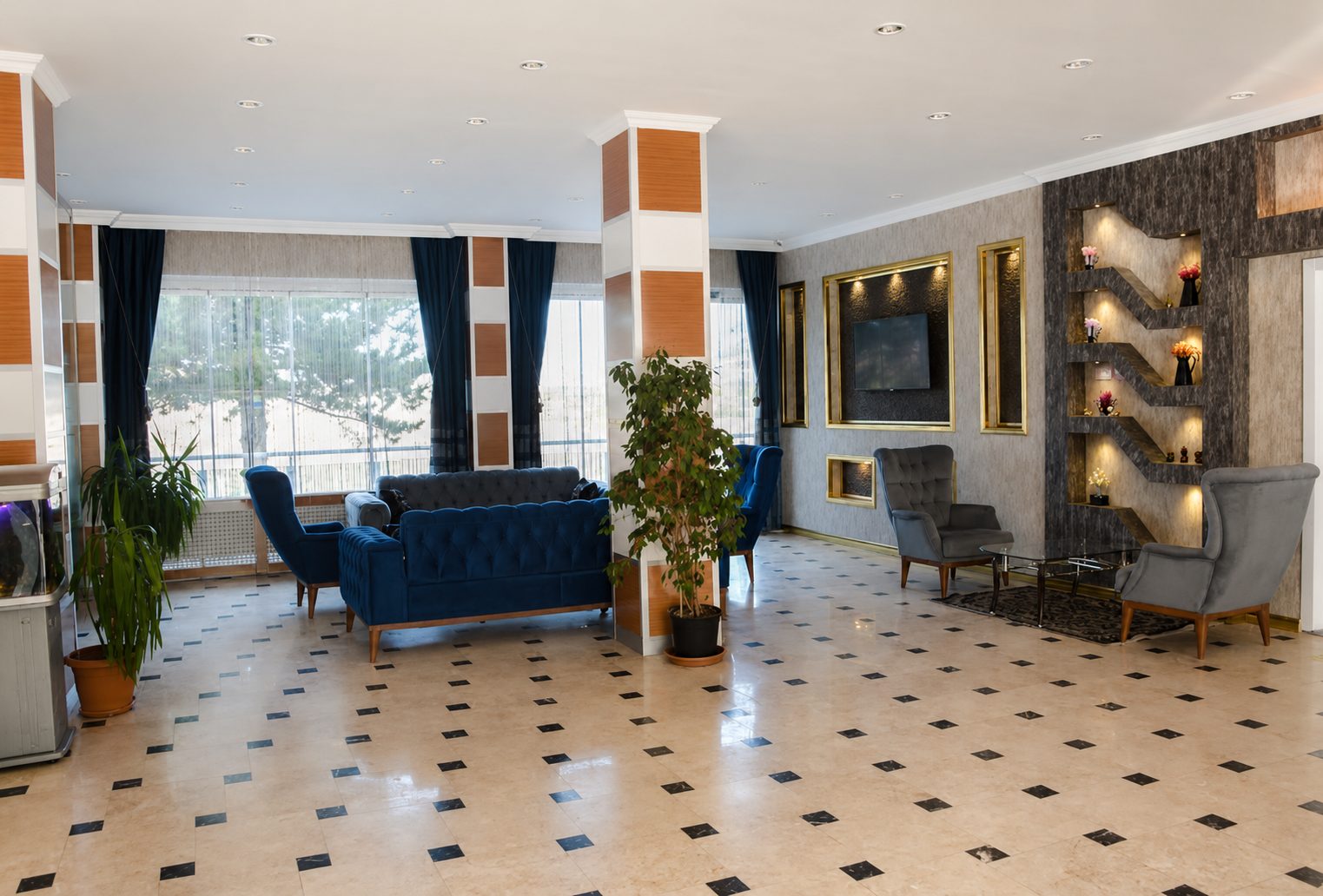 Cimcime Termal Hotel — lobi oturma alanı