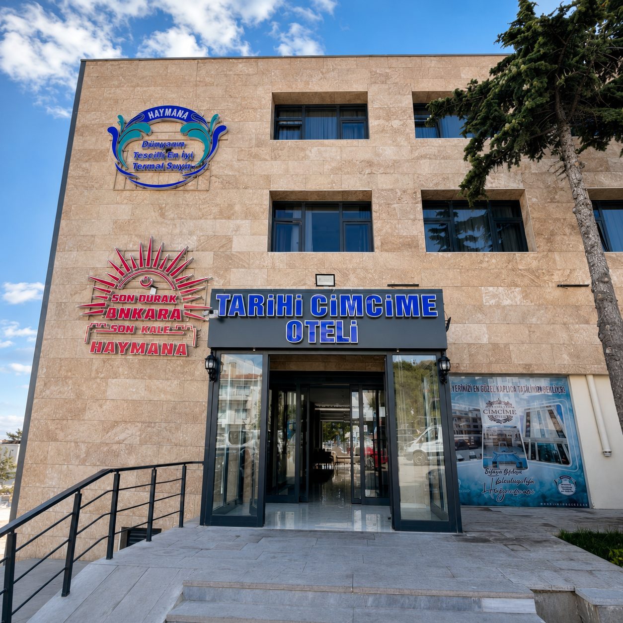 Cimcime Termal Hotel — tesis girişi
