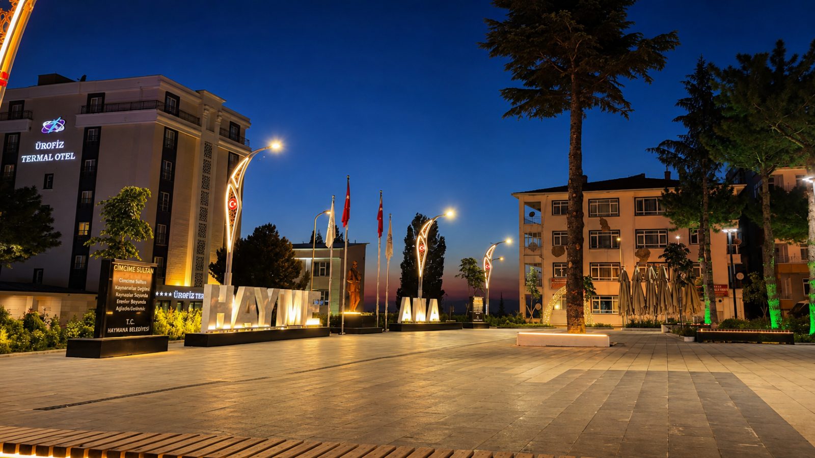 Ürofiz Termal Otel — tesis — akşam