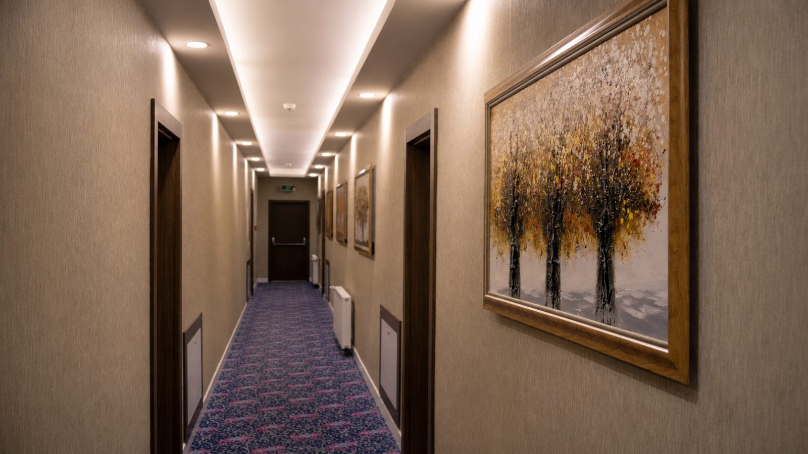 Ürofiz Termal Otel — kat koridoru
