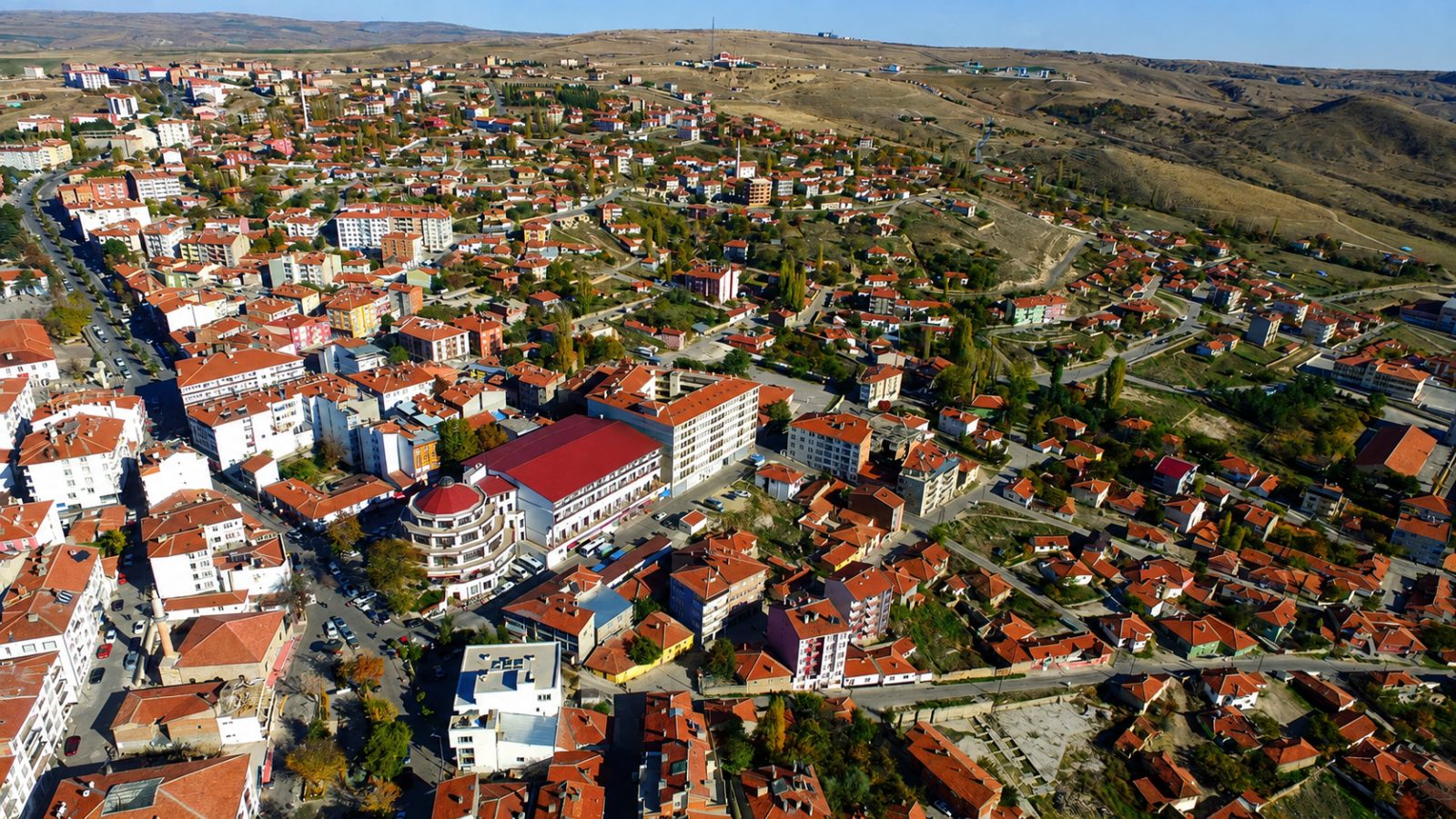 Haymana ve çevresi — kuş bakışı